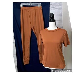 2 PIECE SET TOP & FRONT PANEL JOGGER